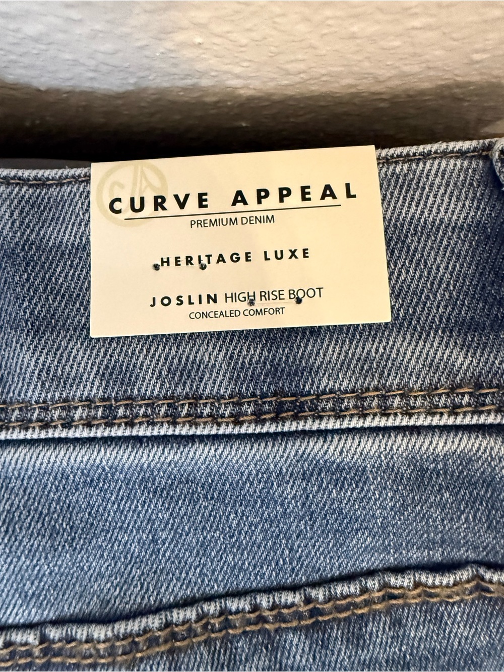 Curve Appeal high rise boot cut jeans size 4 27 - Picture 9 of 10